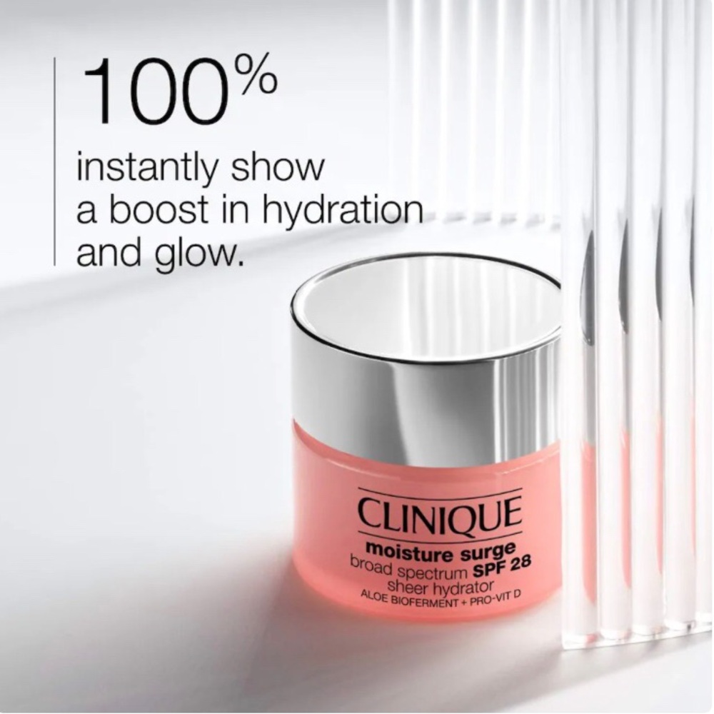 CLINIQUE Moisture Surge Broad Spectrum SPF28 1.7oz BRAND NEW/FULL SIZE/NO BOX - Picture 4 of 8